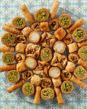 Al Bohsali Baklava Pistachio Cashew Assortment